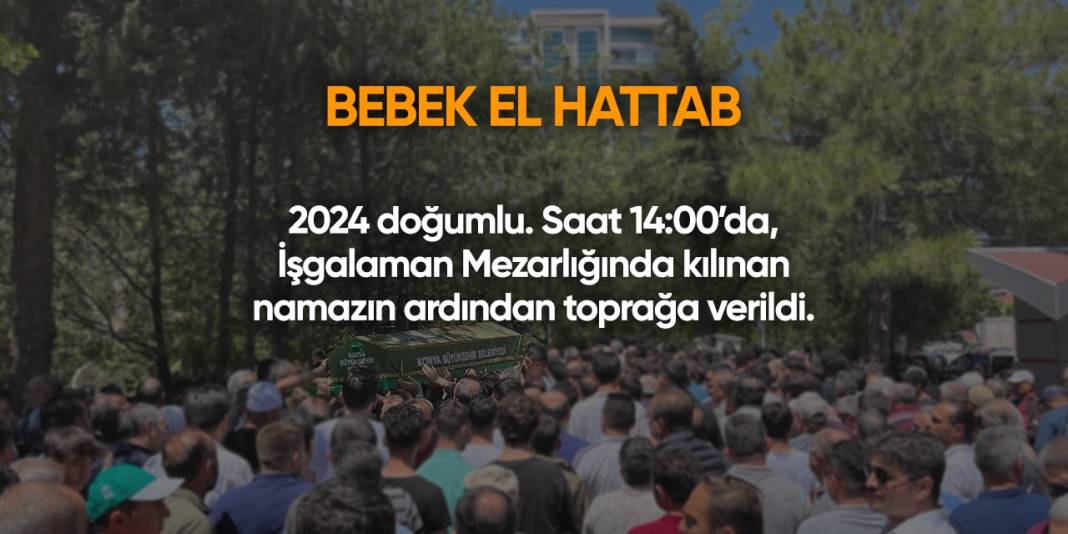 Konya'da bugün vefat edenler | 17 Eylül 2024 12